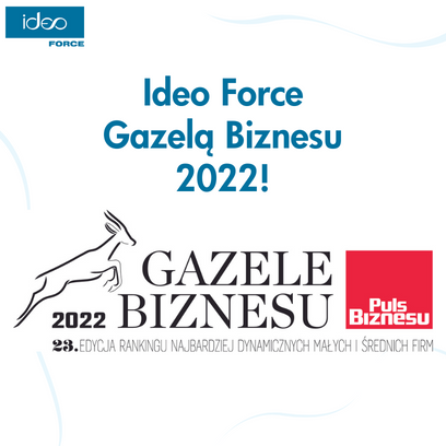 Jesteśmy Gazelą Biznesu 2022!
