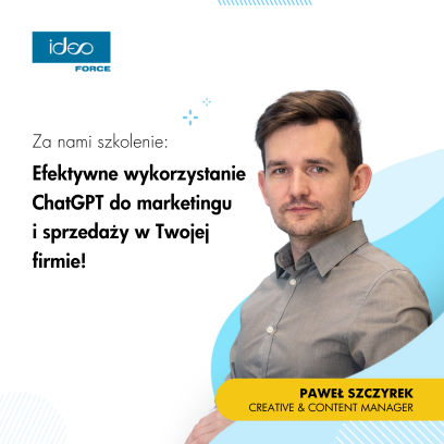 Zorganizowaliśmy szkolenie z wykorzystania ChatGPT w marketingu i sprzedaży