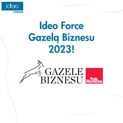 Ideo Force po raz 3. Gazelą Biznesu!