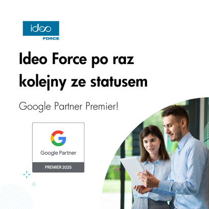 Ideo Force w elitarnym gronie Google Partners Premier 2025