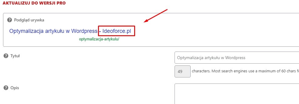 Aktualizacja wersji pro
