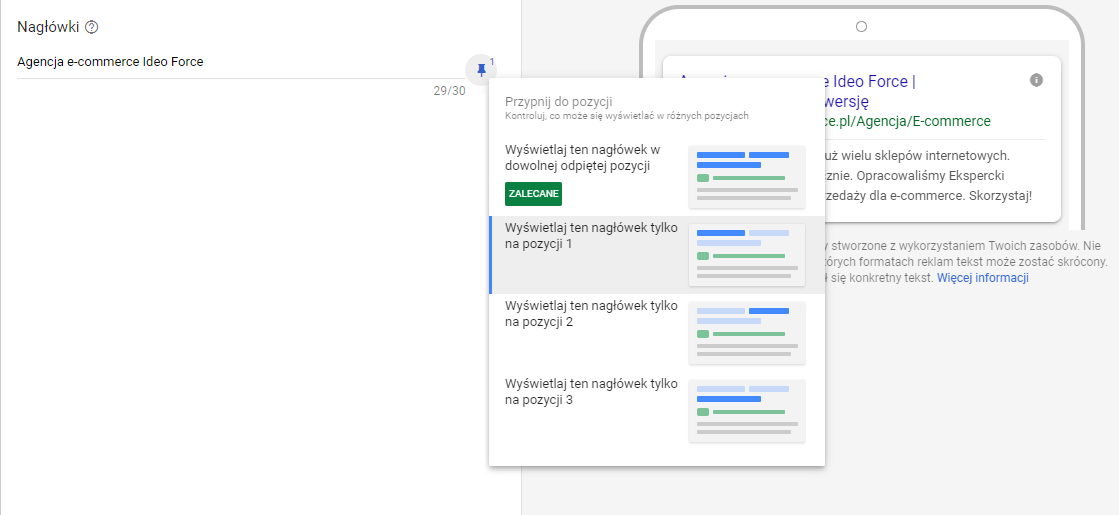 reklamy elastyczne w google ads