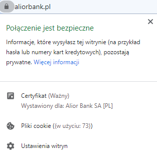 Alior połączenie bezpieczne