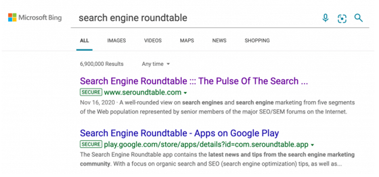 Bezpieczne wyniki wyszukiwania