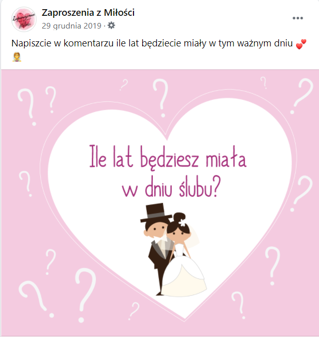 Branża ślubna w social media