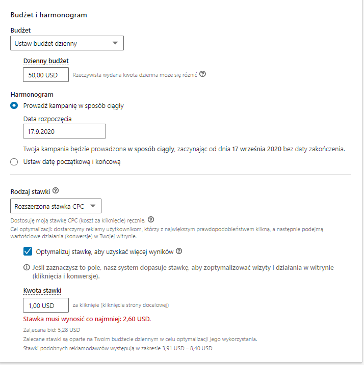 Budżet i harmonogram