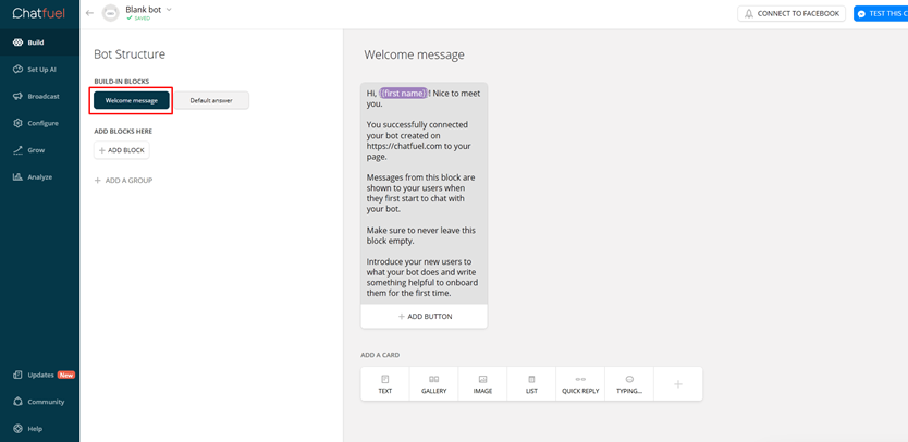 messenger chatbot - instalacja