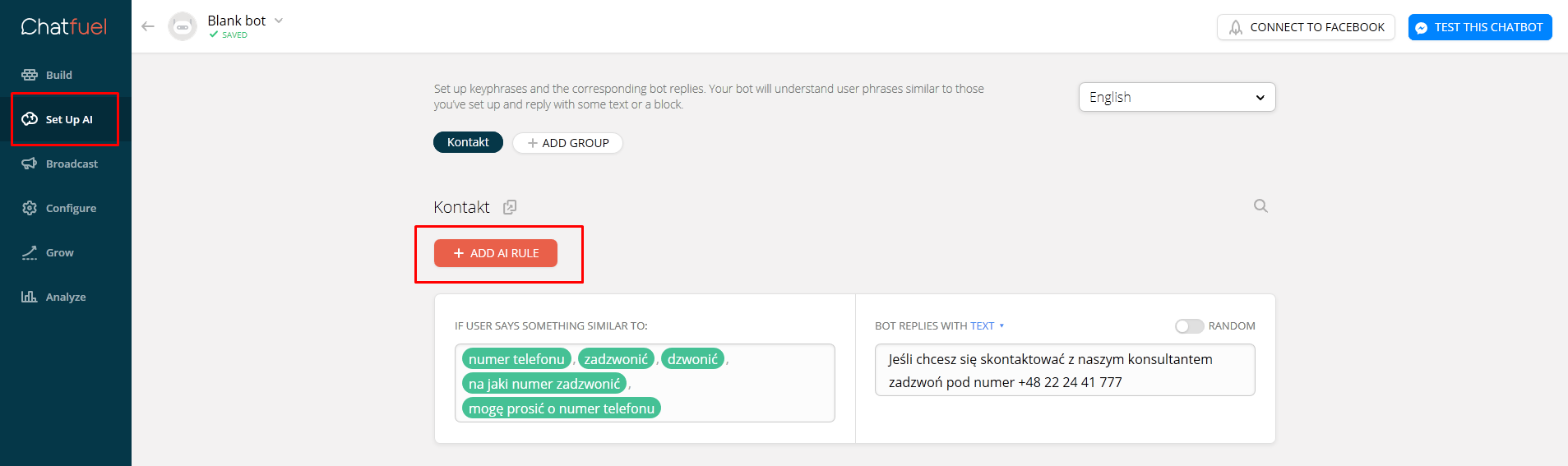 messenger chatbot instalacja