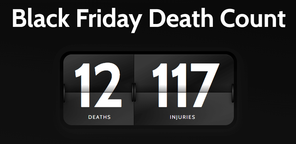 Black Friday Death Count