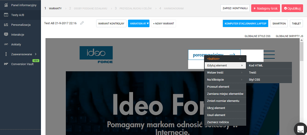 użyteczność sklepu internetowego - test a/b 3