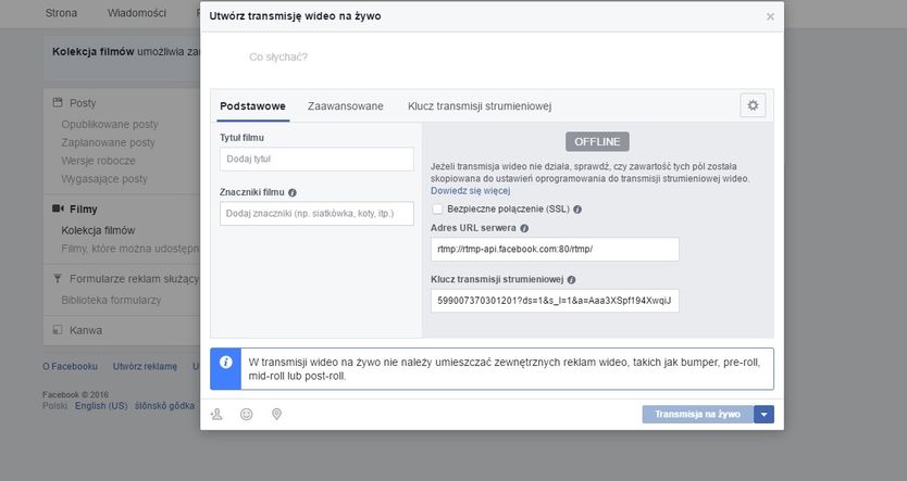 facebook opcja na żywo podgląd 3