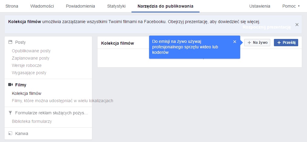 facebook opcja na żywo podgląd 1