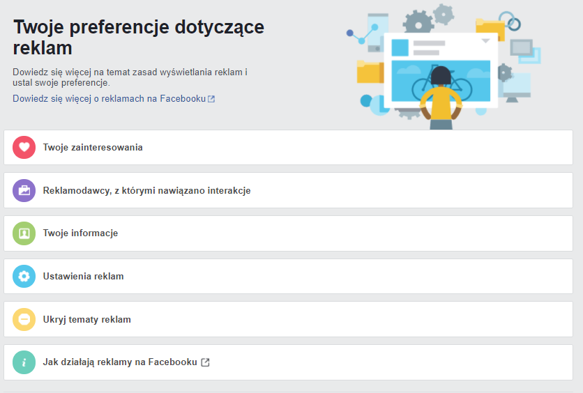 preferencje dotyczące reklam