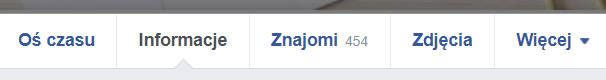 informacje publiczne facebook