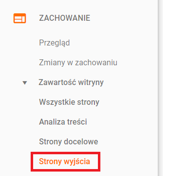 użyteczność sklepu internetowego - dane google analytics 5