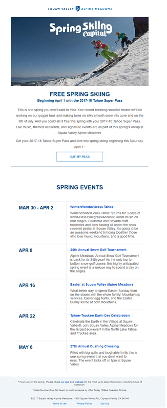 newsletter - przykład 4