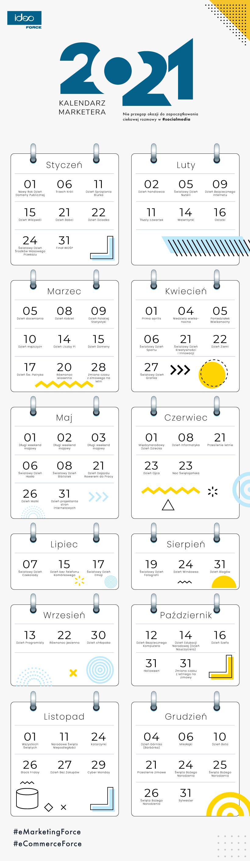 kalendarz marketingowy 2021