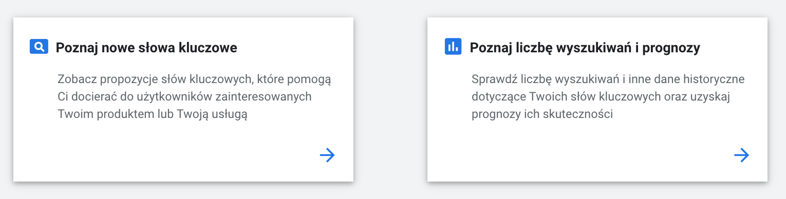 konfiguracja w planerze