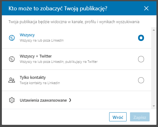 Kto zobaczy publikację