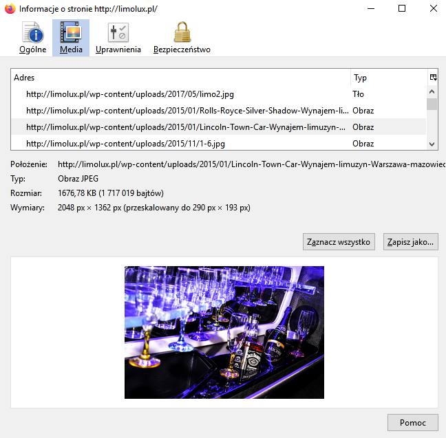 Screen z przeglądarki