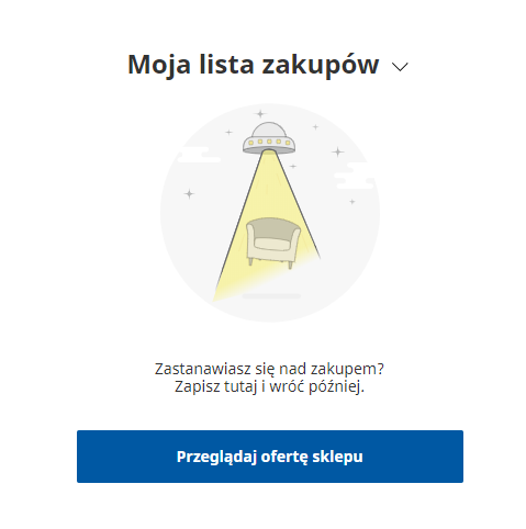 moja lista zakupów ikea