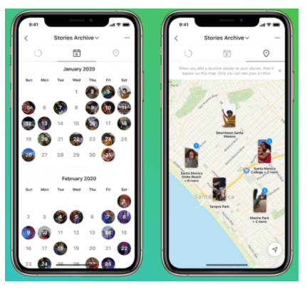 Mapa hisorii na Instagramie