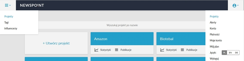 menu górne newspoint