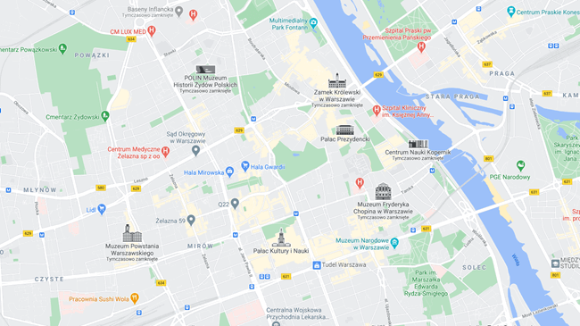 Nowe ikony Google Maps