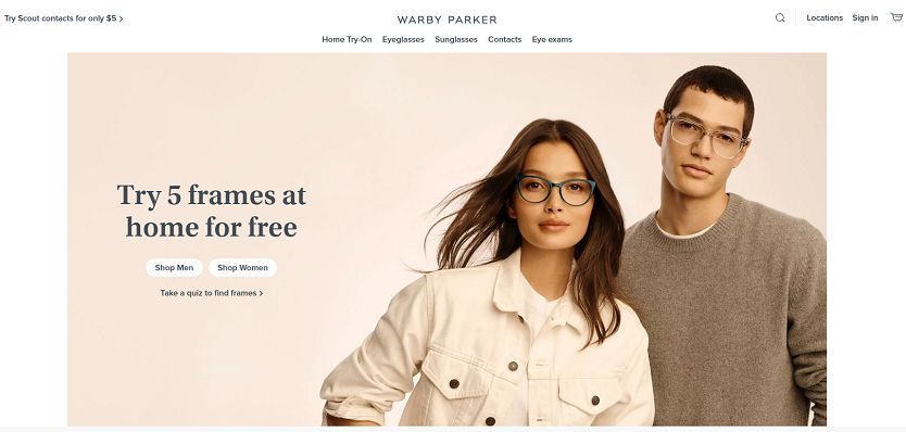 warby parker d2c