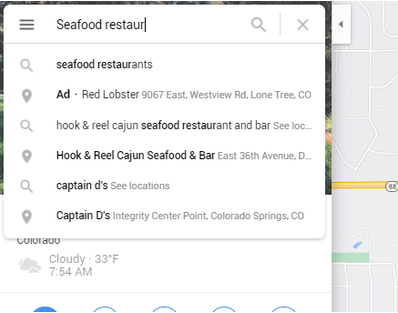 Reklamy w Google Maps