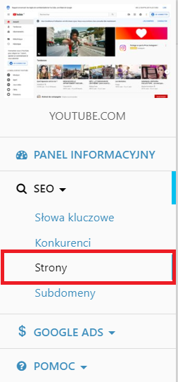 semstorm - strony