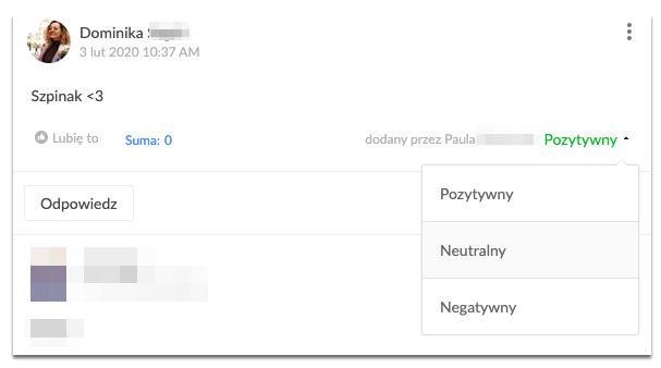 moderowanie za pomoca sotrendera