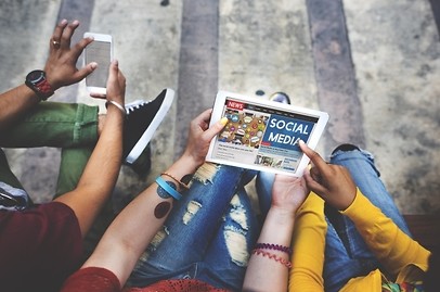 social media - grafika