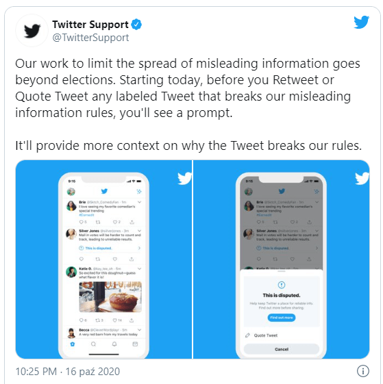 Twitter support