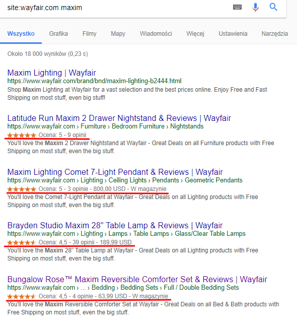 wayfair w google desktop