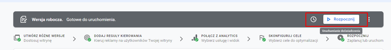 Wersja do uruchomienia