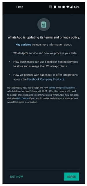 Whatsapp aktualizacja