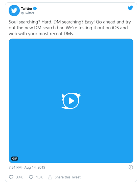 Wiadomości prywatne Twitter