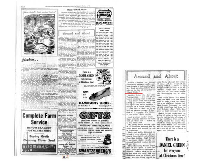 Wzmianka o Black Friday