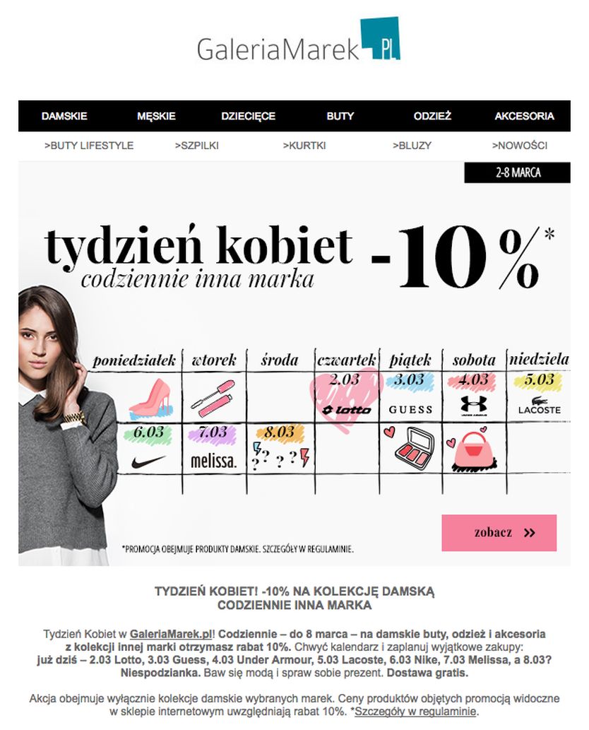 Galeria Marek marketing