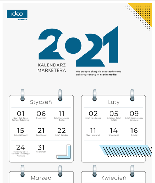Kalendarz marketingowy