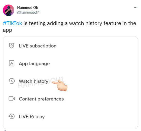 TikTok historia