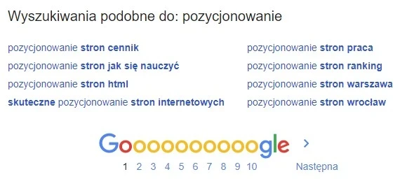 wyniki wyszukiwania
