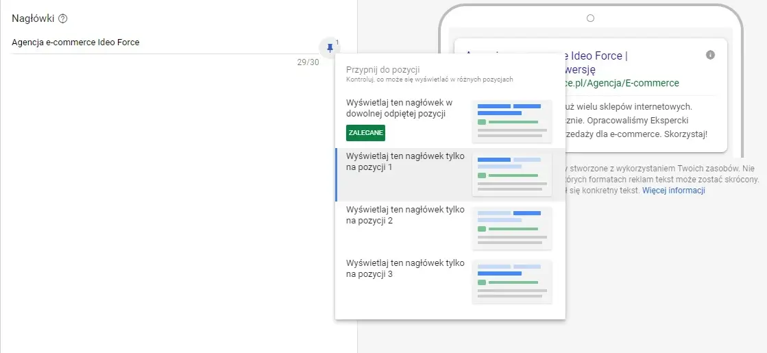 reklamy elastyczne w google ads