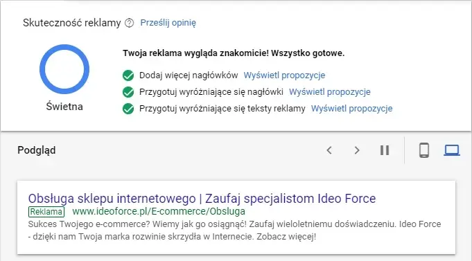 skuteczność reklamy elastycznej