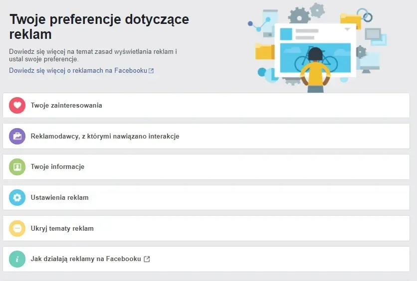 preferencje dotyczące reklam