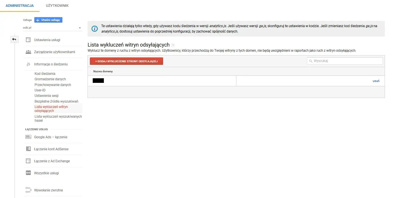 Lista wykluczeń