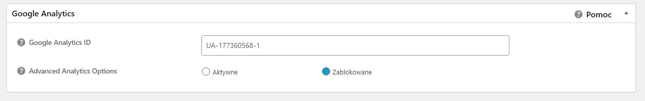 GA do Wordpress