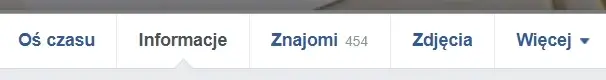 informacje publiczne facebook