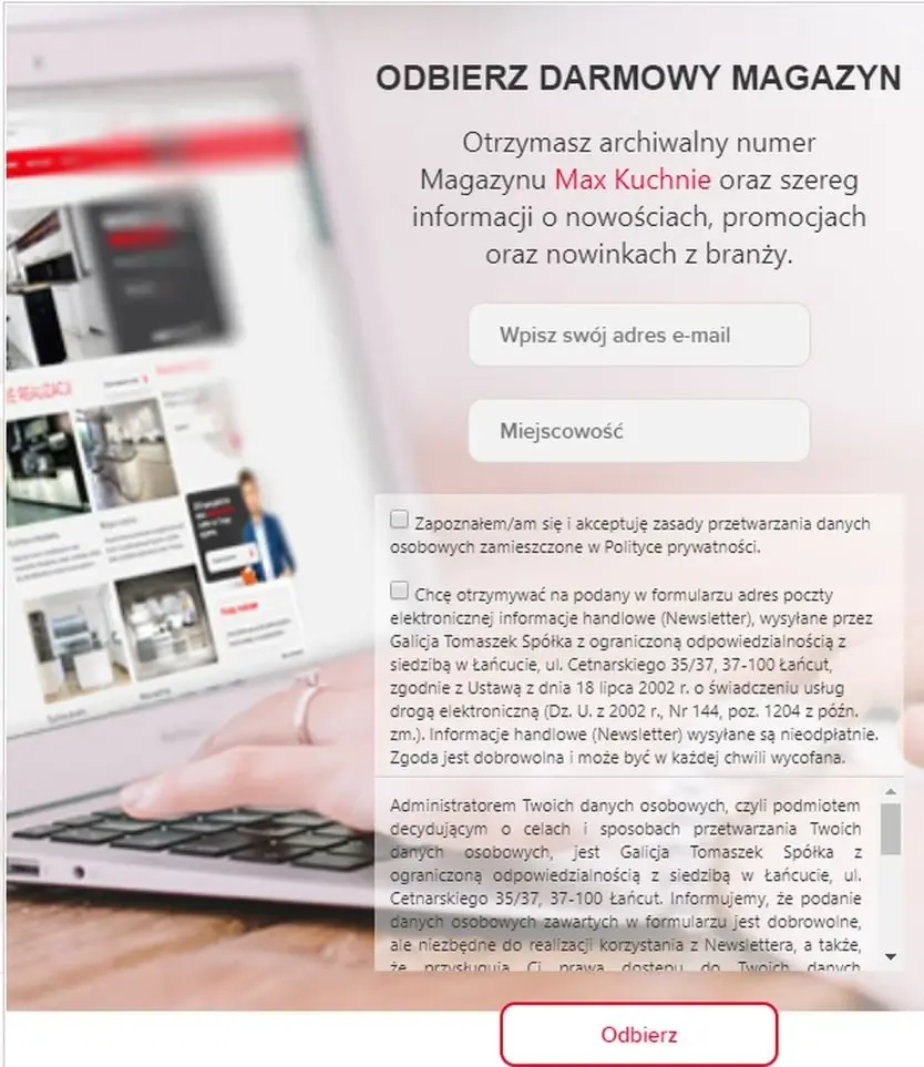 Darmowy newsletter
